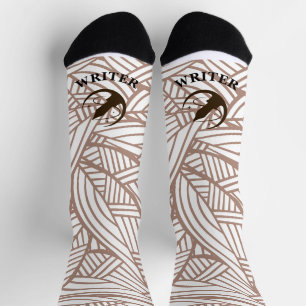 Chaussette Écrivain