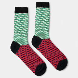 Chaussette effet tricot