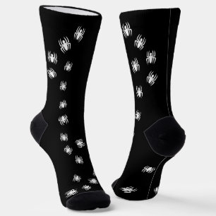 Chaussette Éffrayant déplaisant noir blanc rampe araignées am