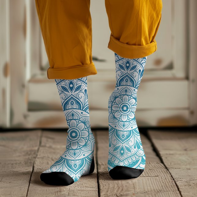 Chaussette Eira Mandala Crew Socks (Créateur téléchargé)
