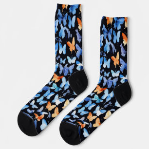 Chaussette Élégance de découpage : Chaussettes imprimées papi