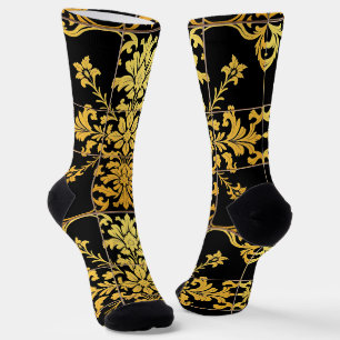 Chaussette Elégante Collection Florale Luxe tendance