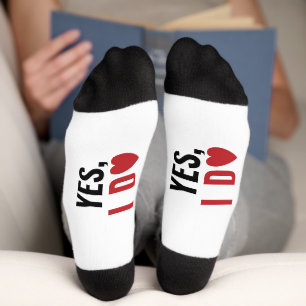 Chaussette ♥ Elle A Dit : Oui Je Suis Surprise La Proposition