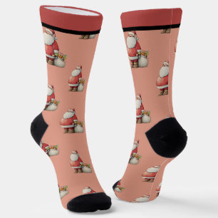 Chaussette Emerald Smiple Cute Père Noël