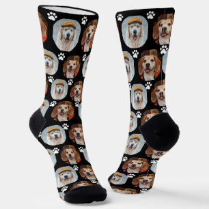 Chaussette Empreinte de patte photo Cute Black 2 Pet 2