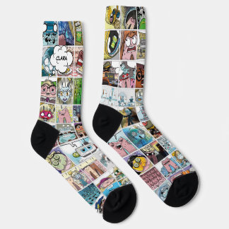 Chaussette Enfants Cool coloré Caractère Face Nom du Motif