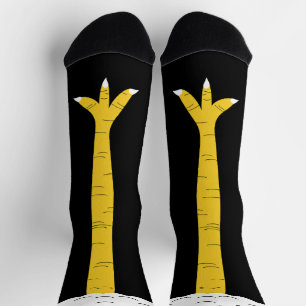 Chaussette Équipe folle et drôle de jambe de poulet