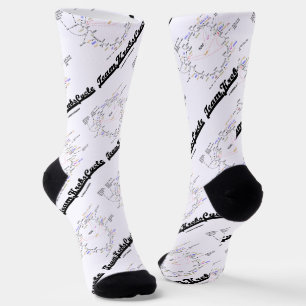 Chaussette Équipe Krebs Cycle Citric Acid Cycle TCAC