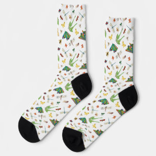 Chaussette Eric Carle   La vie n'est-elle pas belle ? Motif