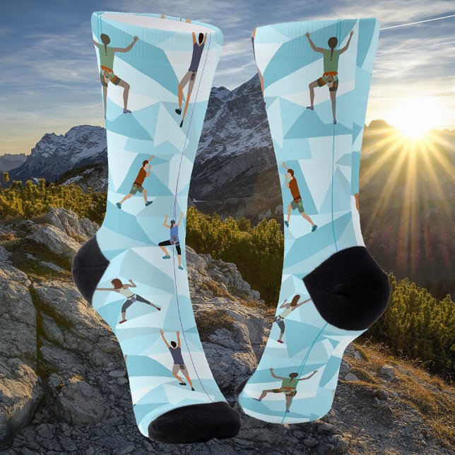 Chaussette Escalade rock en Chaussettes d'équipage Blues (Créateur téléchargé)