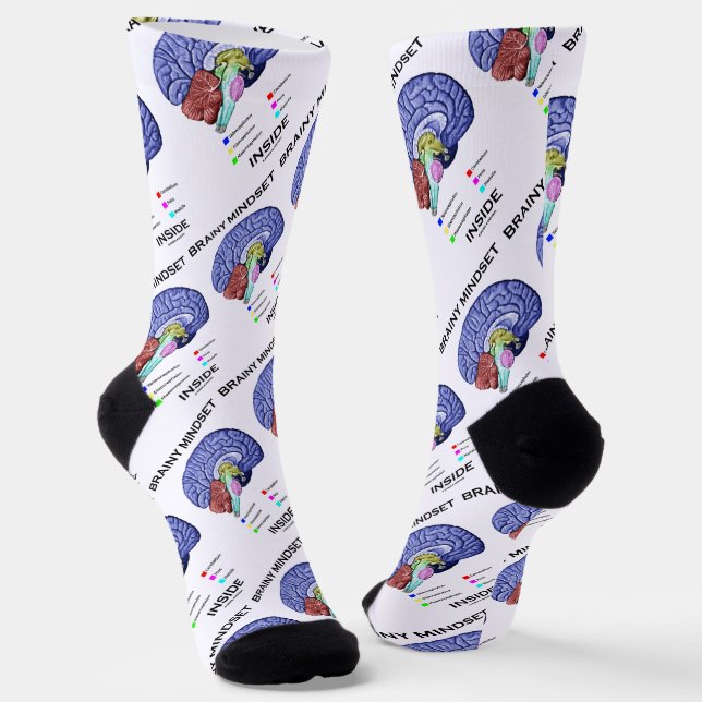 Chaussette Esprit Braineux à l'intérieur de l'attitude cérébr (Angulaire)