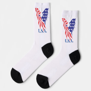Chaussette "États-Unis" aigle américain