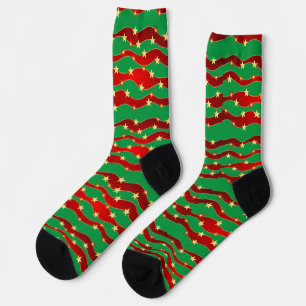 Chaussette Étoiles dorées Noël Sky Thunder_Cove