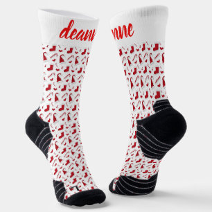 Chaussette Famille de Noël simple et élégante
