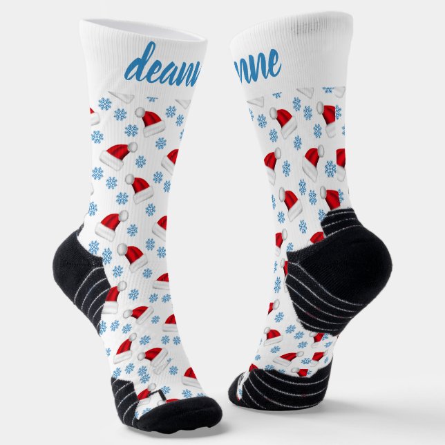Chaussette Famille de Noël simple et élégante (Angulaire)