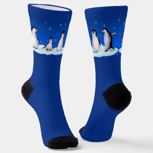 Chaussette Famille Penguin (Angulaire)