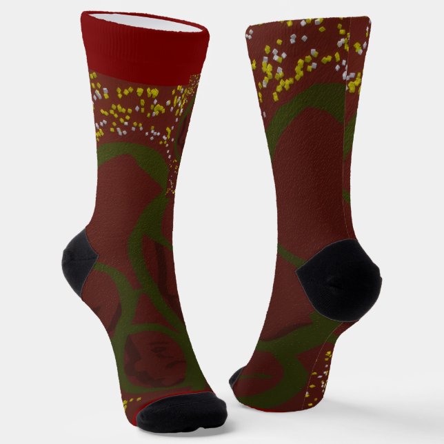 Chaussette Family Art Mismatched Crew Socks (Angulaire)