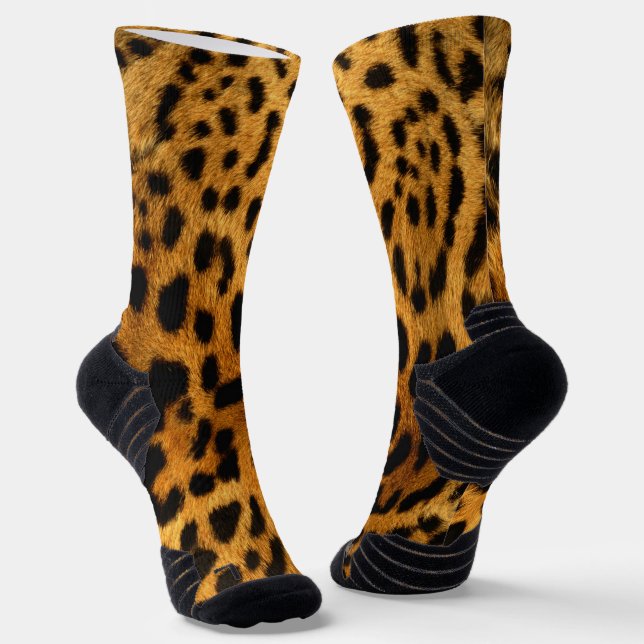 Chaussette Faux Leopard Skin (Angulaire)