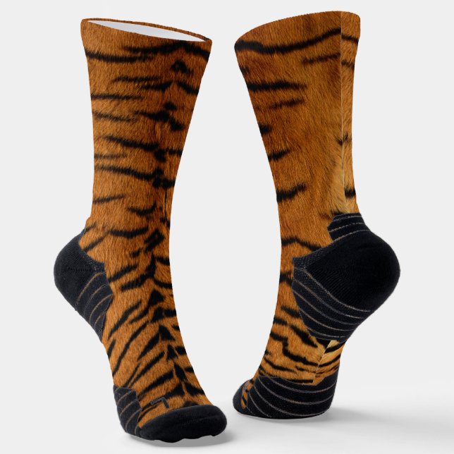 Chaussette Faux Siberian Tiger Skin  (Angulaire)