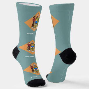 Chaussette Femmes chaussettes durables avec le drapeau du Del
