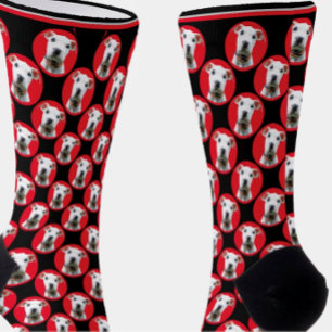 Chaussette Fête des pères cadeau pour hommes visage photo de 