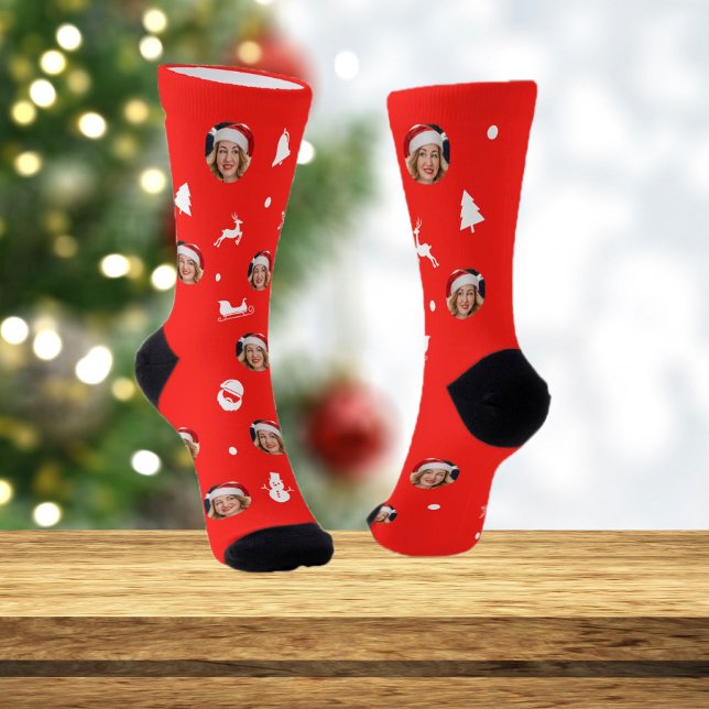 Chaussette Fille personnalisée Noël (Christmas Socks)