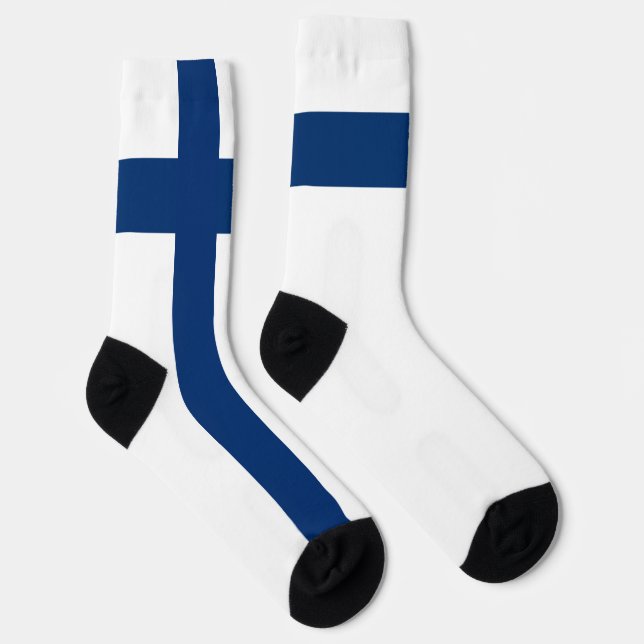 Chaussette Finlande Drapeau finlandais Fierté nationale Fun P (Droite)