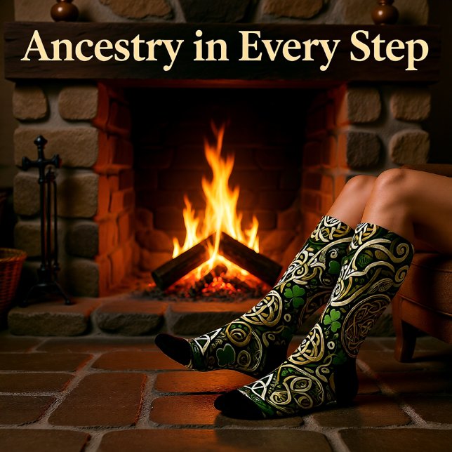 Chaussette Fleur Celtique (Créateur téléchargé)