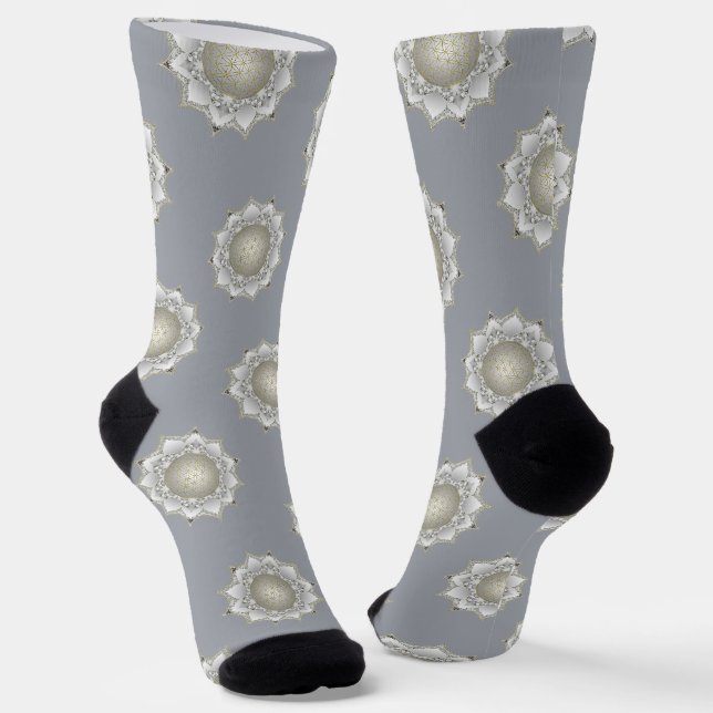 Chaussette Fleur De Vie - Blossoms Mandala 1 (Angulaire)