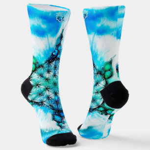Chaussette Fleur de Vie - De Manière Colorée 3