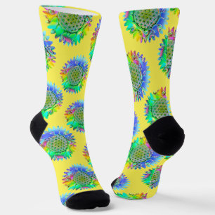 Chaussette Fleur de Vie - Floraison Géométrique 4