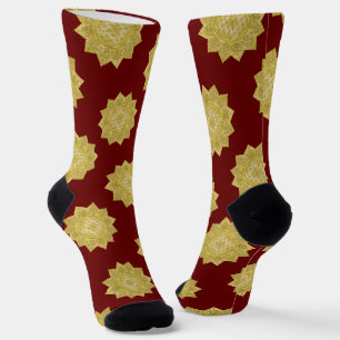 Chaussette Fleur de Vie - Mandala Indien 4