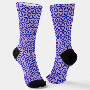 Chaussette FLEURS DE VIE - motif de timbre 4