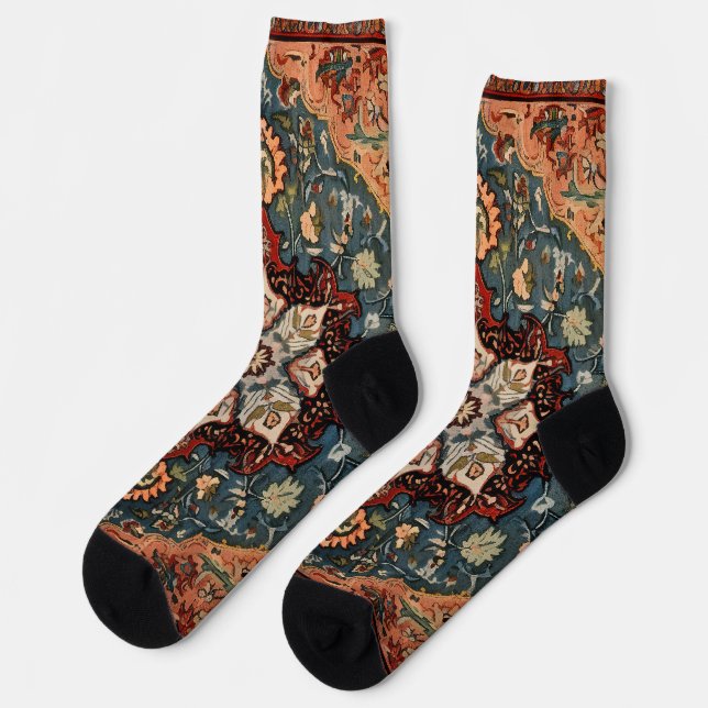Chaussette Flocon de neige en tapis persan oriental (Gauche)