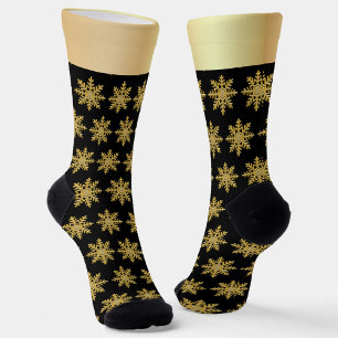 Chaussette Flocons Dorés