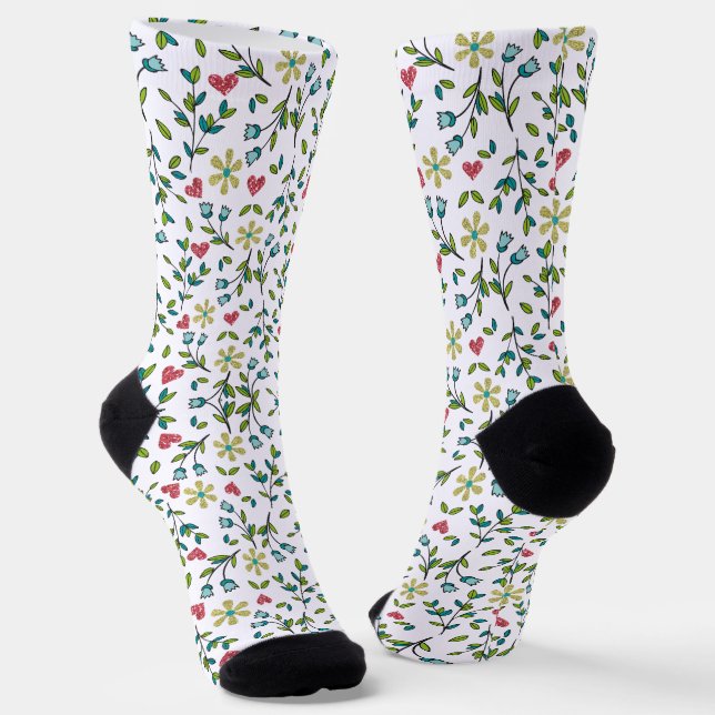 Chaussette Floral (Angulaire)