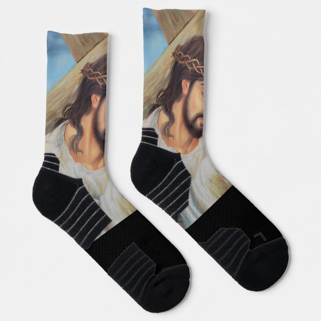 Chaussette Foi chrétienne Jésus Christ (Droite)
