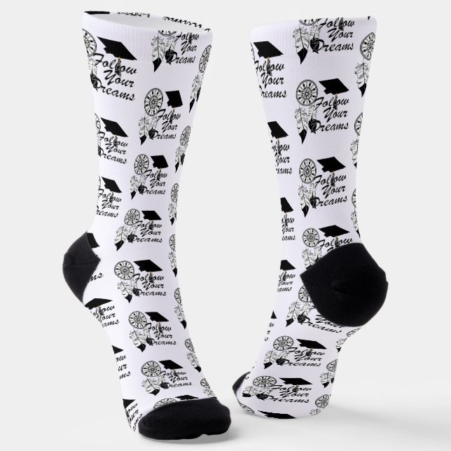 Chaussette Follow Your Dreams Graduation (Angulaire)