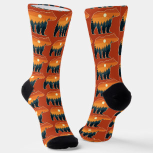 Chaussette Forêt d'ours