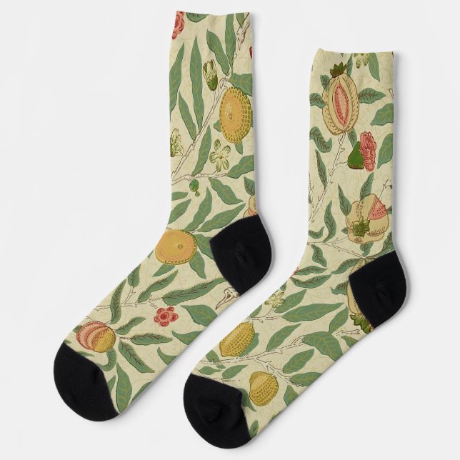 Chaussette Four Fruit Pattern, William Morris (Gauche)
