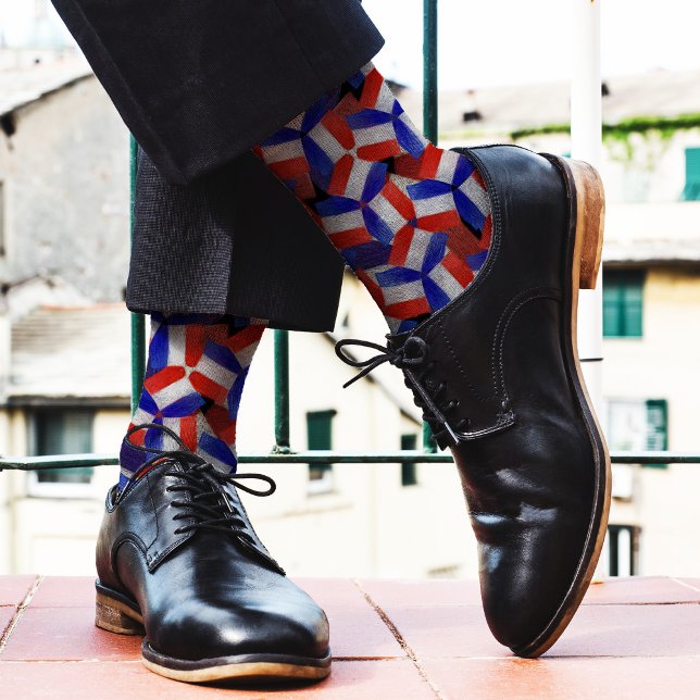 Chaussette France Drapeau Motif Français Unique Cool Funny (Créateur téléchargé)