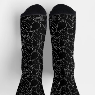 Chaussette Fruit motif transparent motif de surface de frui