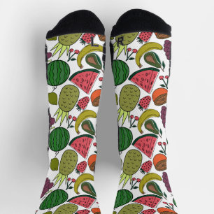 Chaussette Fruit motif transparent motif de surface de frui