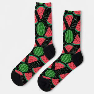 Chaussette Fruit motif transparent   motif de surface de frui