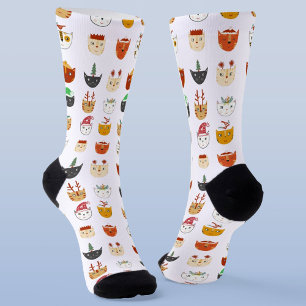 Chaussette Fun Christmas Cat