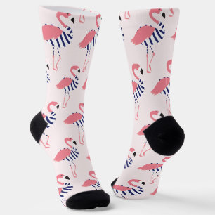 Chaussette Fun Flamant rose rose maillot de bain Motif animal