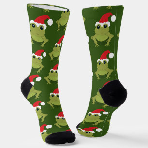 Chaussette Fun Novelt Frog Animal Noël