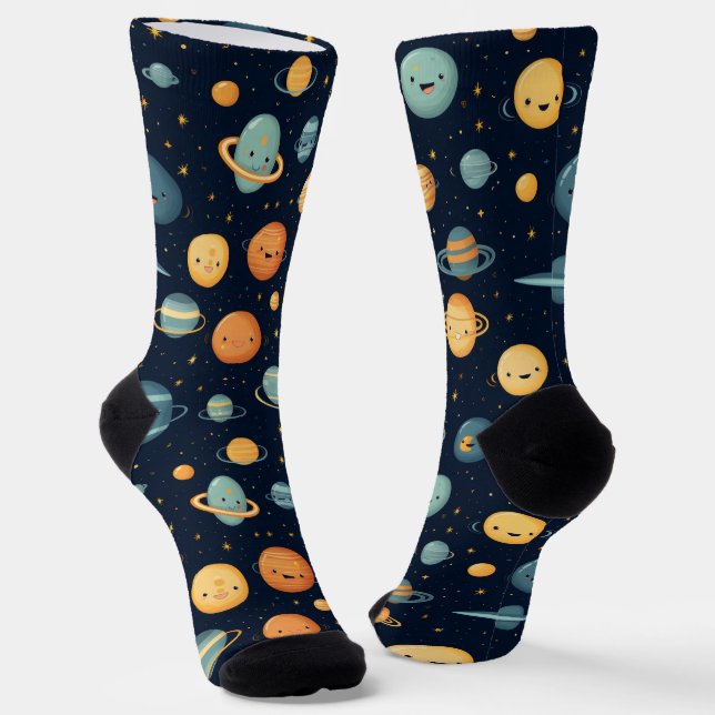 Chaussette Funny Space Motif (Angulaire)