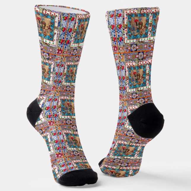 Chaussette Galo de Barcelos, Portugal (Angulaire)