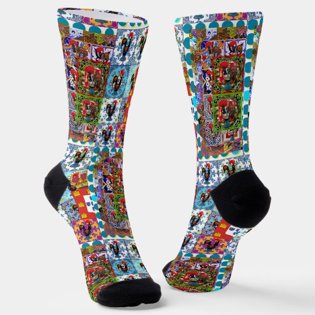 Chaussette Galo de Barcelos, Portugal (Angulaire)